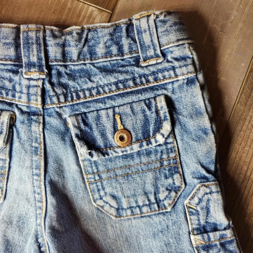 Genuine Kids by OshKosh Size 12m Baby Toddler Boy Jean Short Medium Wash Blue